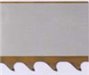Carbide coated band saw blades