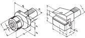 Porte-outils selon VDI 3425 DIN 69880<br /> pour machine à tourner CN