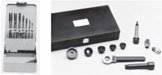 machine tpas in steel boxex, quality HSS<br />Set of ratchet and accessories in wooden box