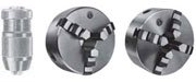 Precision 3-and 4 jaw chucks<br />rapid clamping drill chucks