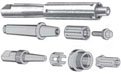 Clamping arbor with cylindrical, tappered<br />shankor flange