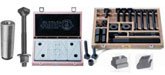Screws with T-slots, stones fot T-slots, reduction sleeves,<br />T-bolt sets, step blocks, turning mandrels