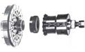 Expendable centering components for the assembly
